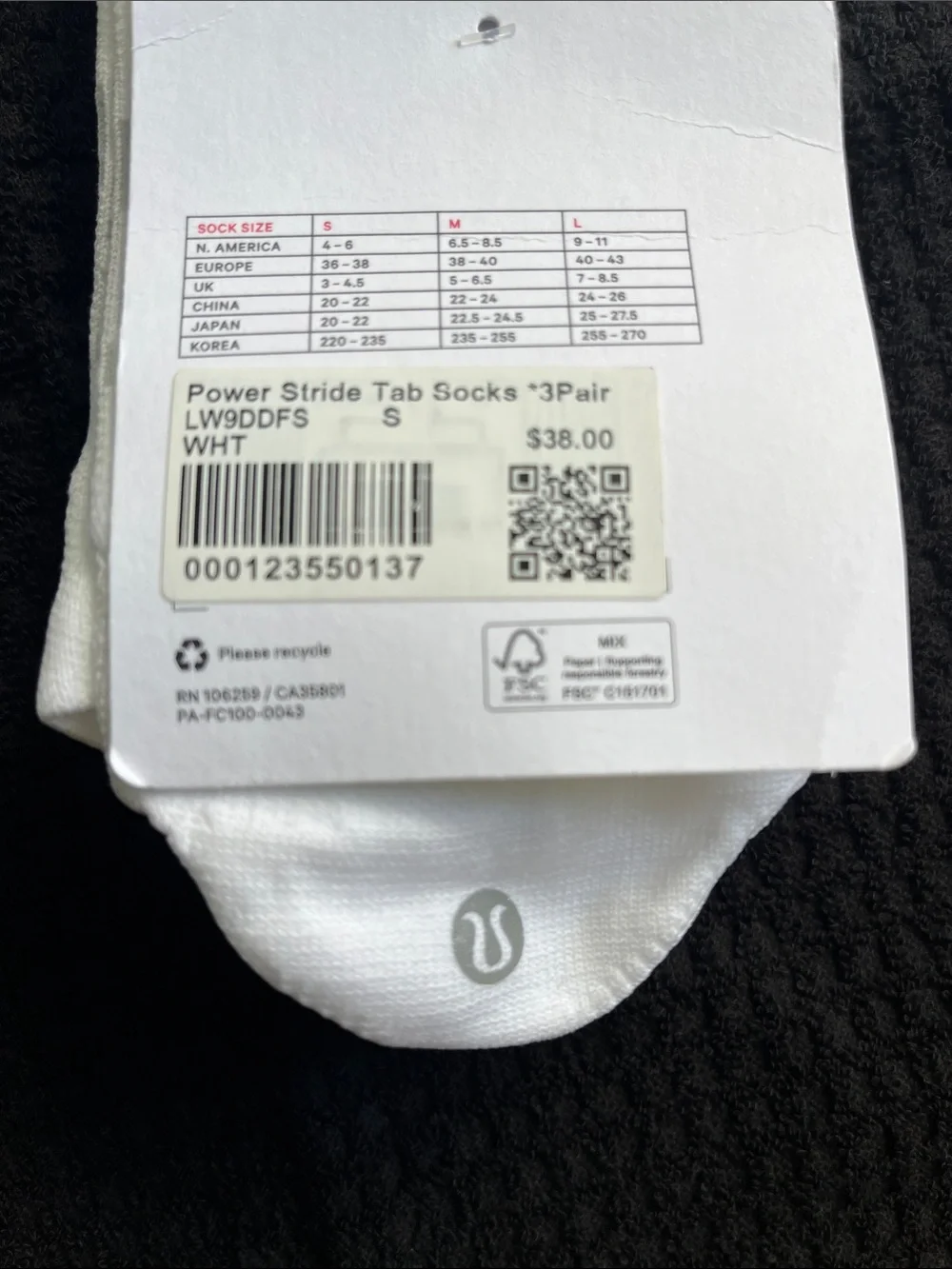 lululemon athletica tab length